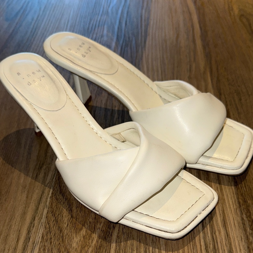 a new day Cream Women's Heels